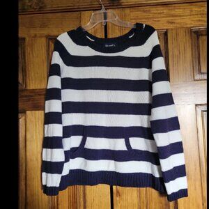 Womens size Medium Striped Sweater